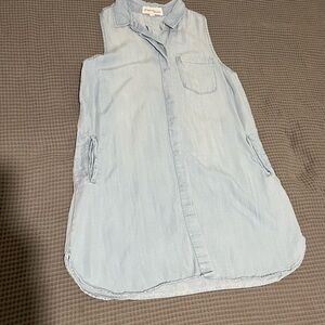 Denim shirt dress